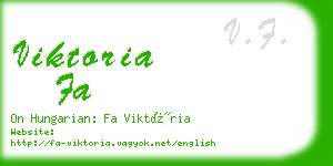 viktoria fa business card